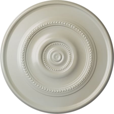 Ekena Millwork Dylar Ceiling Medallion (Fits Canopies up to 6 1/4"), Hand-Painted Flash Blue, 30"OD x 2 1/4"P CM30DYFBS